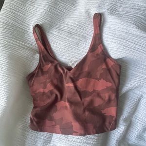 Lulu Red Camo align tank